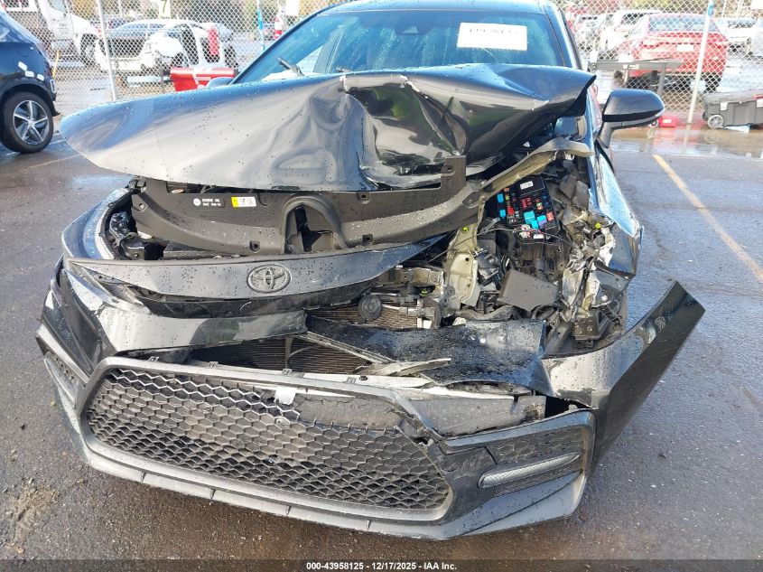 2020 Toyota Corolla Se VIN: 5YFS4RCE8LP054939 Lot: 43958125