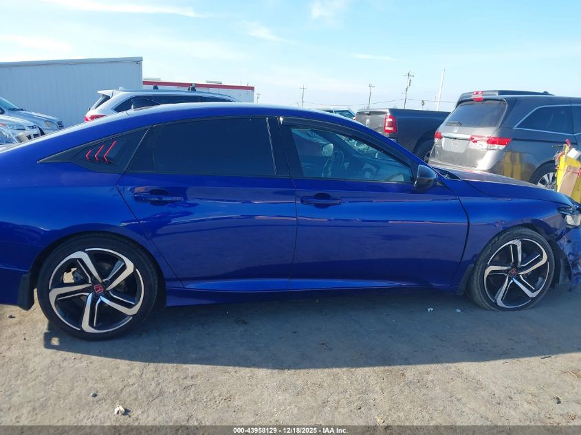 2022 Honda Accord Sport VIN: 1HGCV1F37NA102310 Lot: 43958129