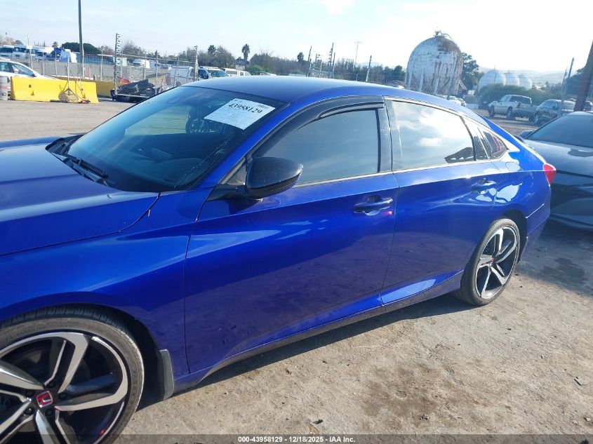 2022 Honda Accord Sport VIN: 1HGCV1F37NA102310 Lot: 43958129