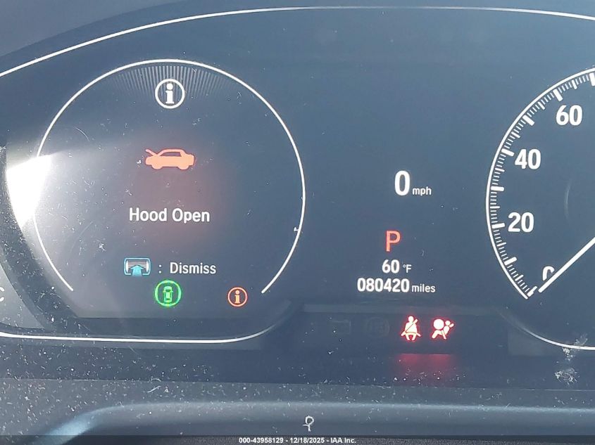 2022 Honda Accord Sport VIN: 1HGCV1F37NA102310 Lot: 43958129