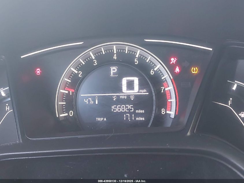 2017 Honda Civic Lx VIN: 19XFC2F59HE223141 Lot: 43958130