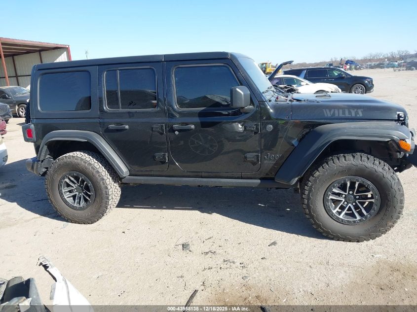 2025 Jeep Wrangler 4-Door Willys 4X4 VIN: 1C4RJXDG7SW627895 Lot: 43958138