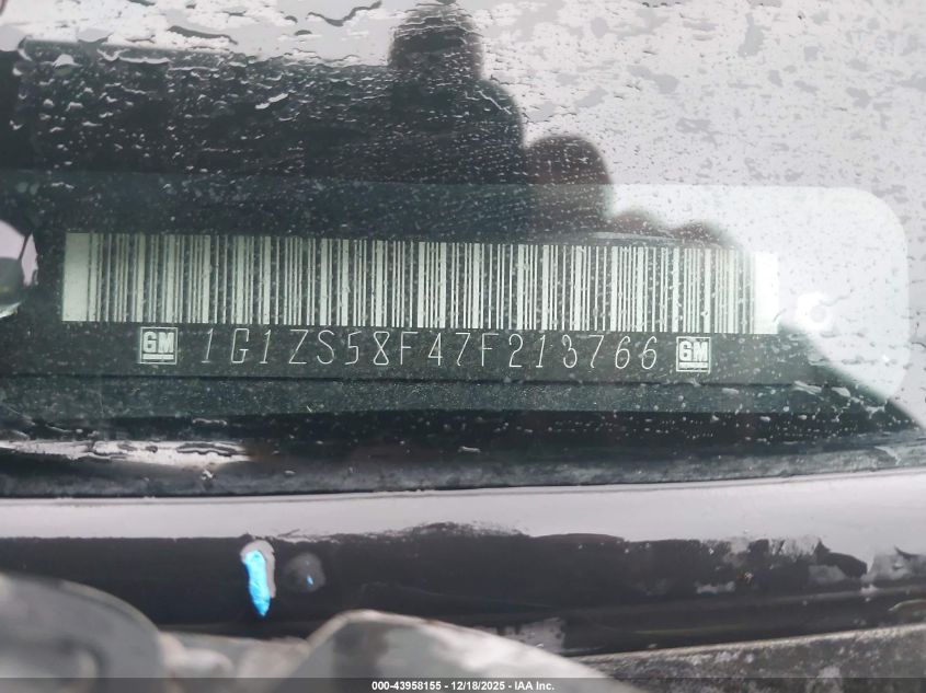 2007 Chevrolet Malibu Ls VIN: 1G1ZS58F47F213766 Lot: 43958155