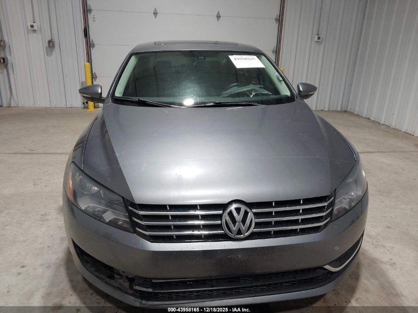 2012 Volkswagen Passat 2.0L Tdi Se VIN: 1VWBN7A31CC065127 Lot: 43958165