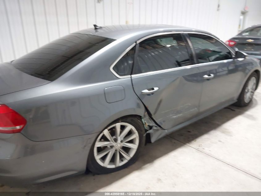 2012 Volkswagen Passat 2.0L Tdi Se VIN: 1VWBN7A31CC065127 Lot: 43958165