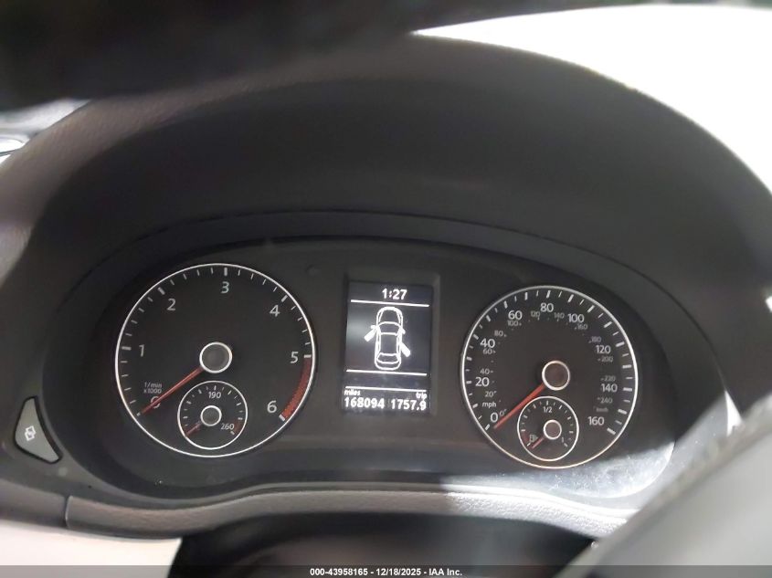 2012 Volkswagen Passat 2.0L Tdi Se VIN: 1VWBN7A31CC065127 Lot: 43958165