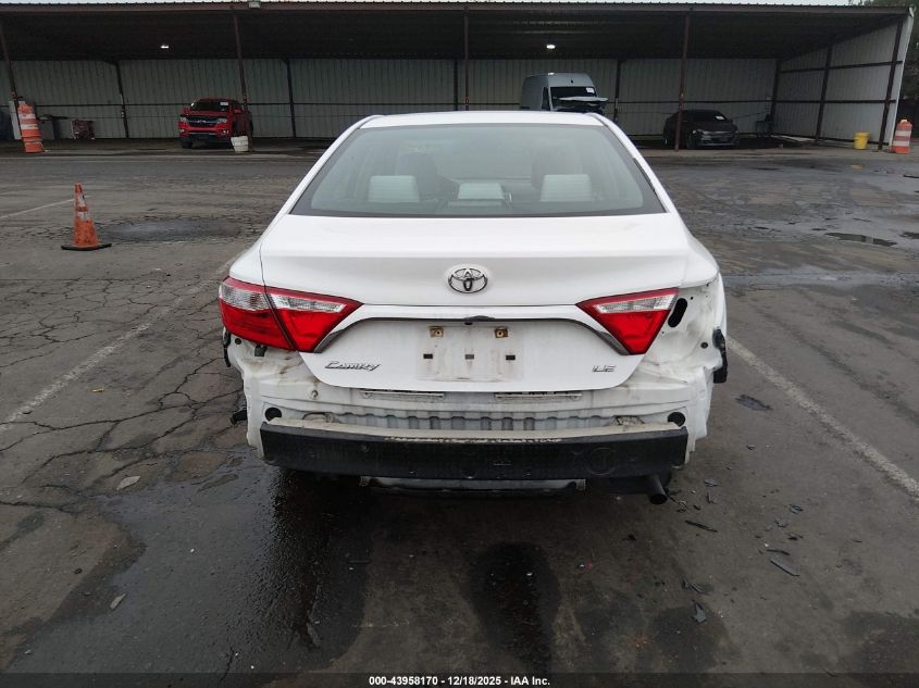 2015 Toyota Camry Le VIN: 4T1BF1FK8FU497138 Lot: 43958170