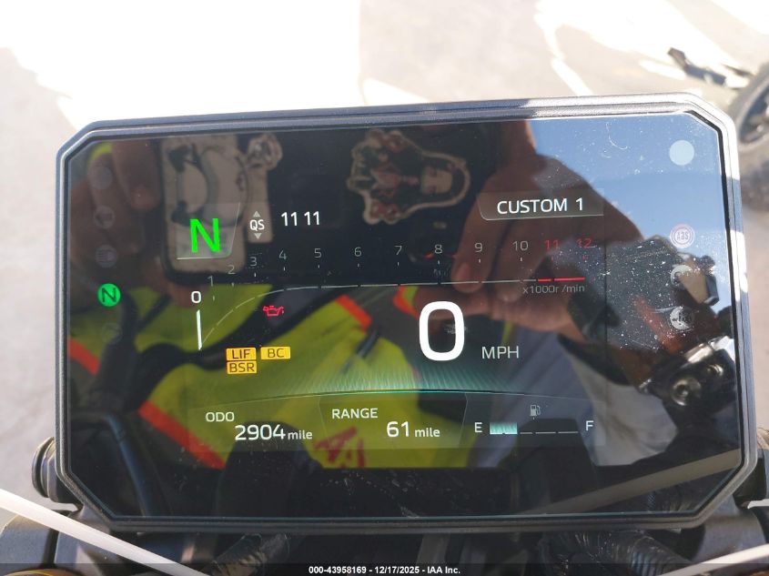 2025 Yamaha Mt09 Sp VIN: JYARN95Y7SA000422 Lot: 43958169