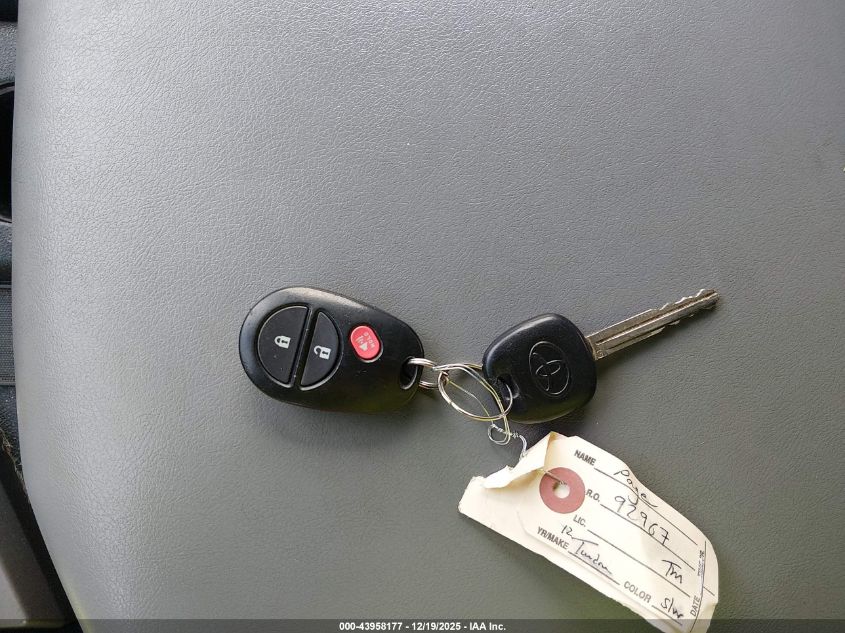 2012 Toyota Tundra Grade 5.7L V8 VIN: 5TFUY5F16CX246330 Lot: 43958177