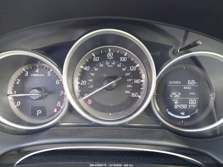 2016 Mazda Cx-5 Grand Touring VIN: JM3KE2DY5G0787857 Lot: 43958178