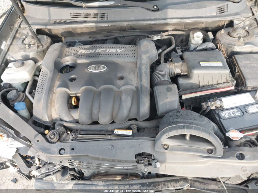 2008 Kia Optima Lx VIN: KNAGE123X85233683 Lot: 43958193