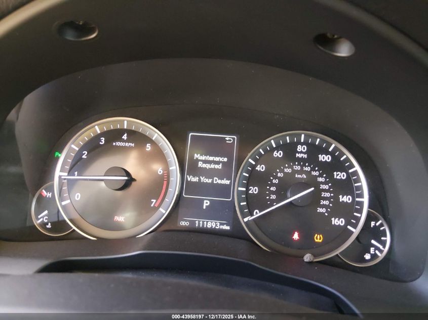 2016 Lexus Es 350 VIN: JTHBK1GG9G2230922 Lot: 43958197