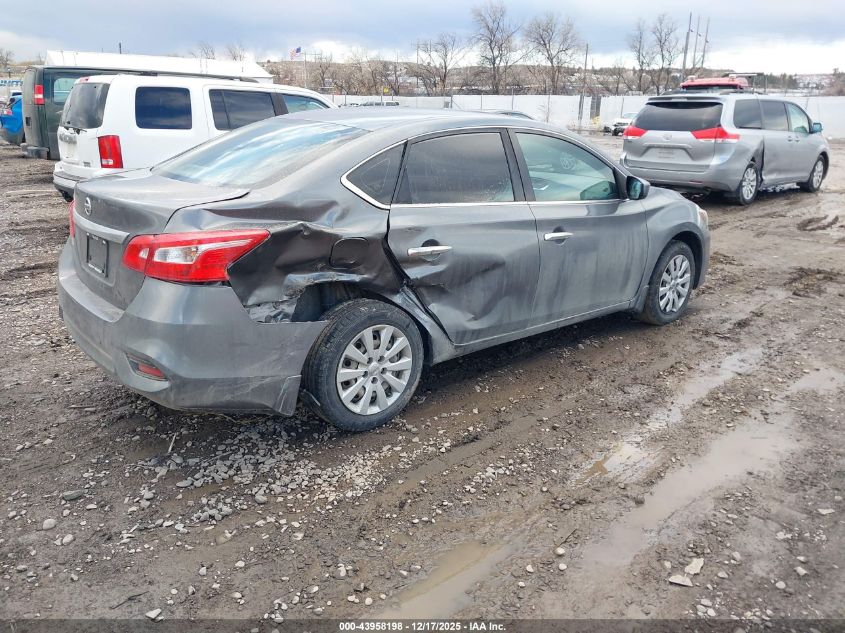2017 Nissan Sentra S VIN: 3N1AB7AP9HY394475 Lot: 43958198