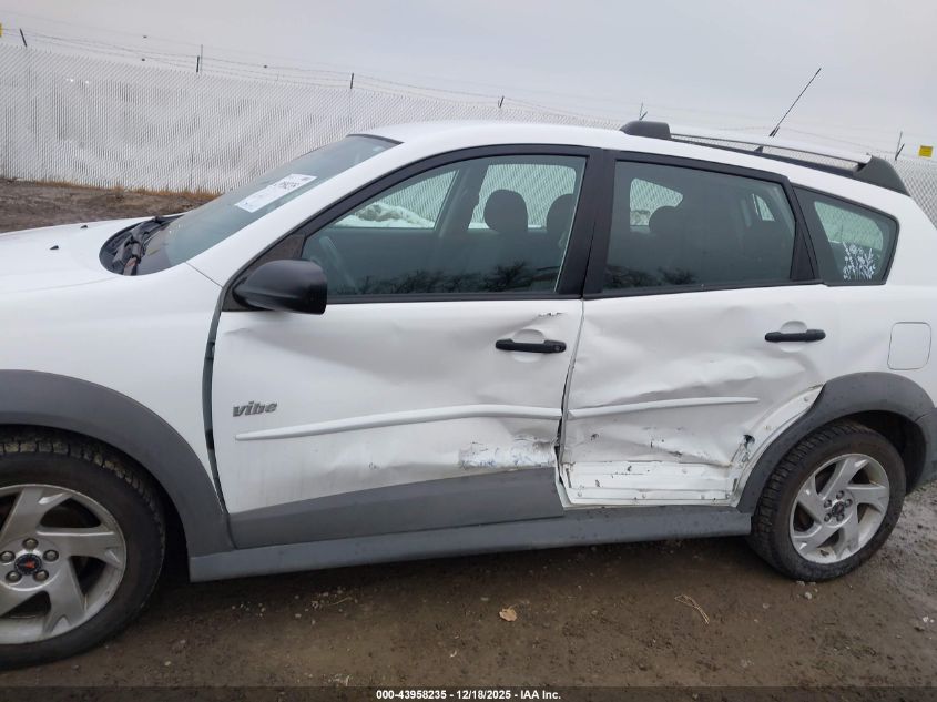 2008 Pontiac Vibe VIN: 5Y2SL65868Z400508 Lot: 43958235