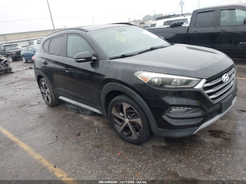 2017 Hyundai Tucson Value VIN: KM8J33A20HU566446 Lot: 43958236