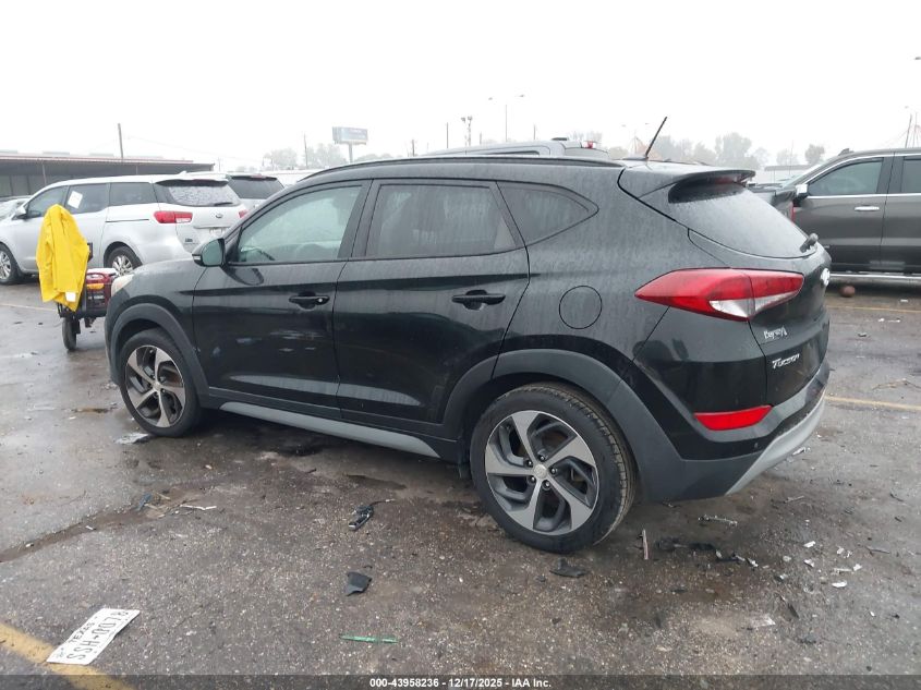 2017 Hyundai Tucson Value VIN: KM8J33A20HU566446 Lot: 43958236