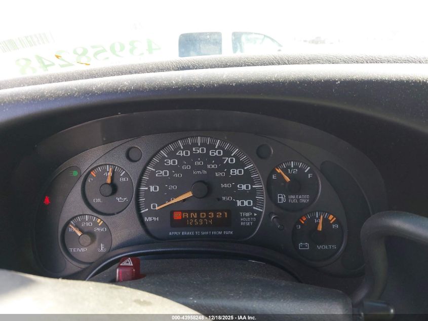 2002 Chevrolet Express VIN: 1GAHG39R021187599 Lot: 43958248