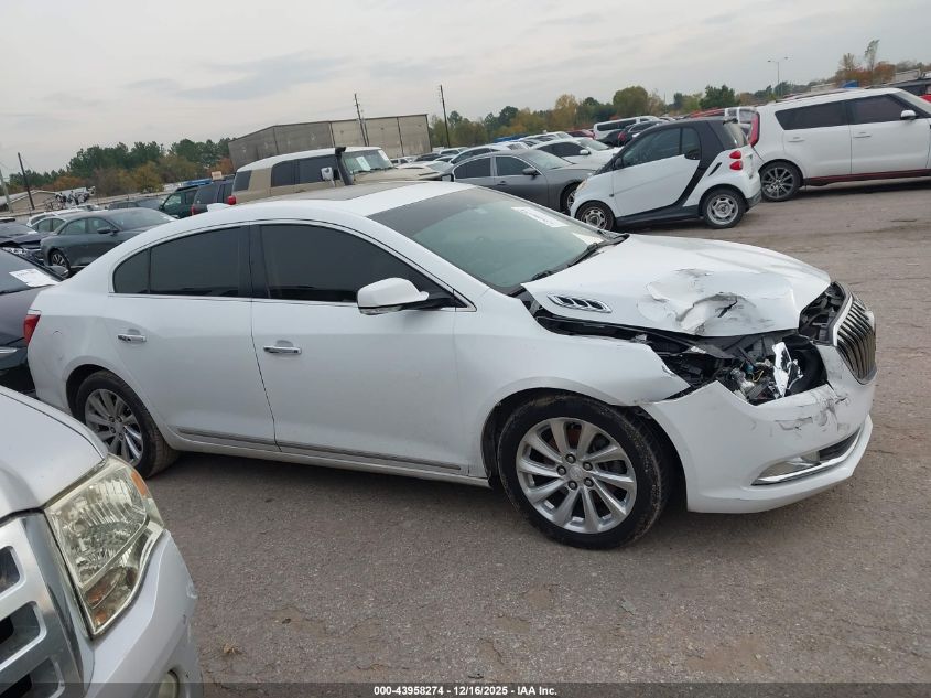 2016 Buick Lacrosse Leather VIN: 1G4GB5G37GF137607 Lot: 43958274