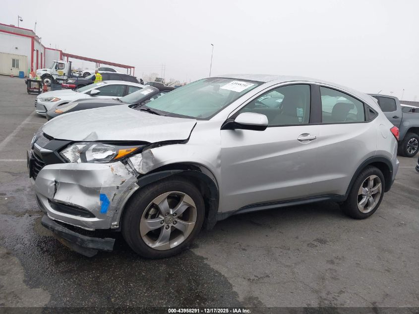 2016 Honda Hr-V Lx VIN: 3CZRU5H30GM745680 Lot: 43958291