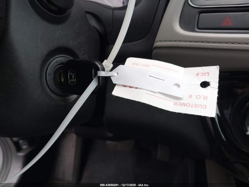 2016 Honda Hr-V Lx VIN: 3CZRU5H30GM745680 Lot: 43958291