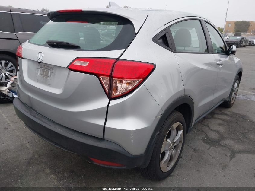 2016 Honda Hr-V Lx VIN: 3CZRU5H30GM745680 Lot: 43958291