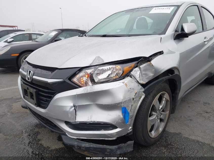 2016 Honda Hr-V Lx VIN: 3CZRU5H30GM745680 Lot: 43958291