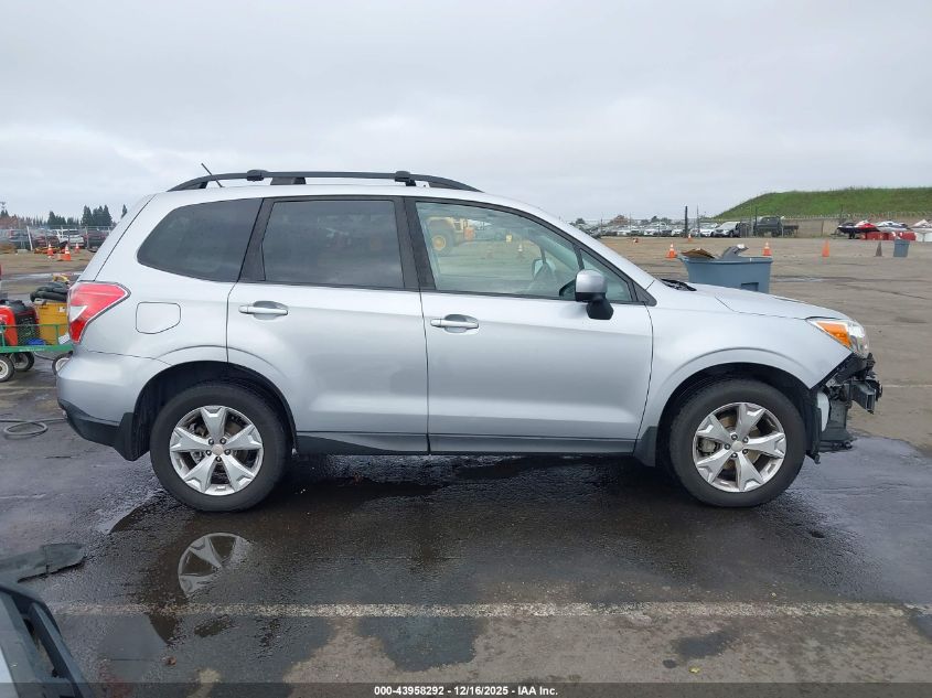 2015 Subaru Forester 2.5I Premium VIN: JF2SJADCXFH595936 Lot: 43958292