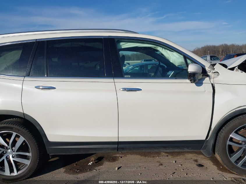 2016 Honda Pilot Touring VIN: 5FNYF6H93GB077562 Lot: 43958293