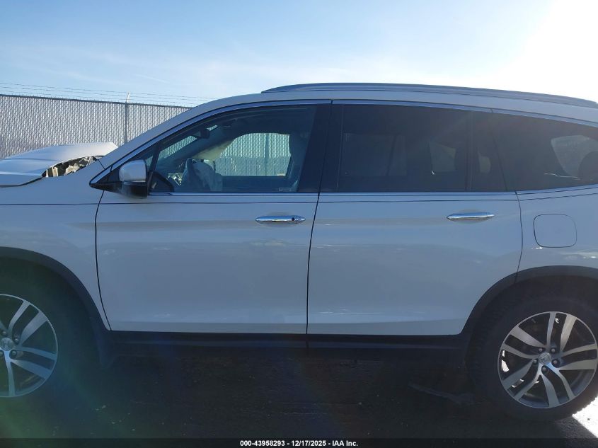 2016 Honda Pilot Touring VIN: 5FNYF6H93GB077562 Lot: 43958293