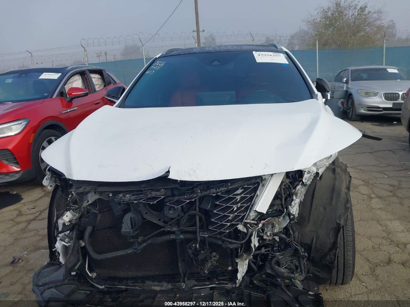 2022 Lexus Rx 450H F Sport Handling VIN: 2T2YGMDA8NC091617 Lot: 43958297