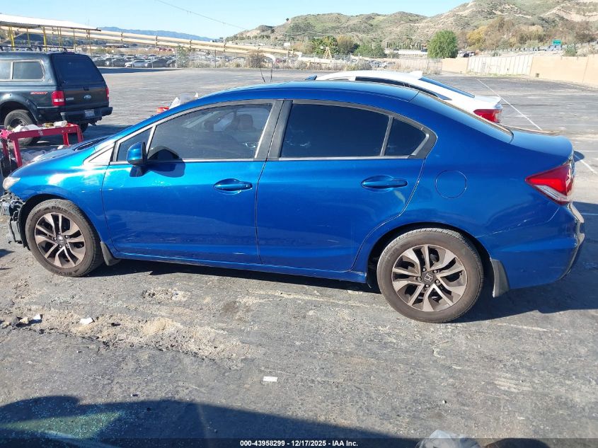 2013 Honda Civic Ex VIN: 19XFB2F85DE260498 Lot: 43958299