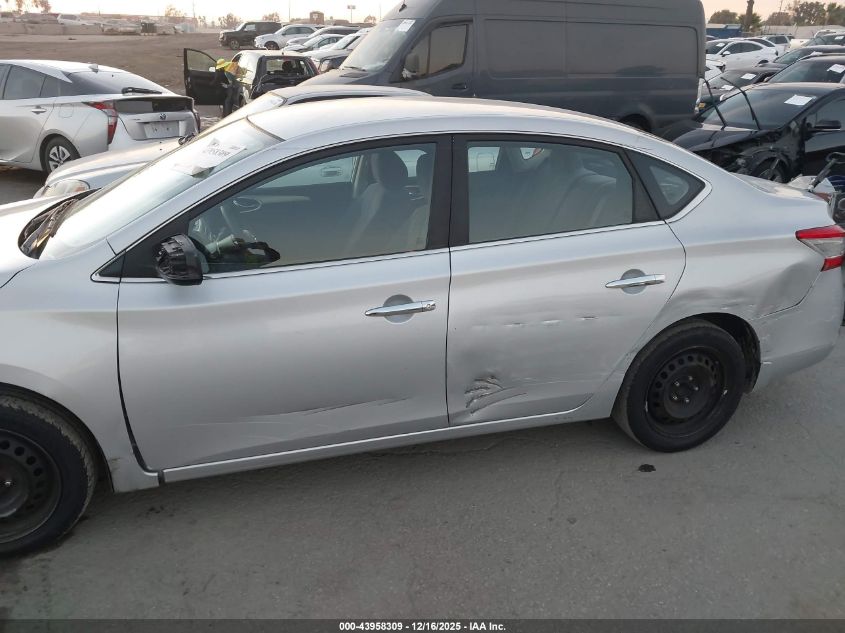 2013 Nissan Sentra Sv VIN: 1N4AB7AP8DN902834 Lot: 43958309