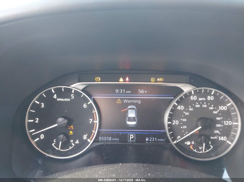 2023 Nissan Altima Sr Intelligent Awd VIN: 1N4BL4CW1PN316310 Lot: 43958351