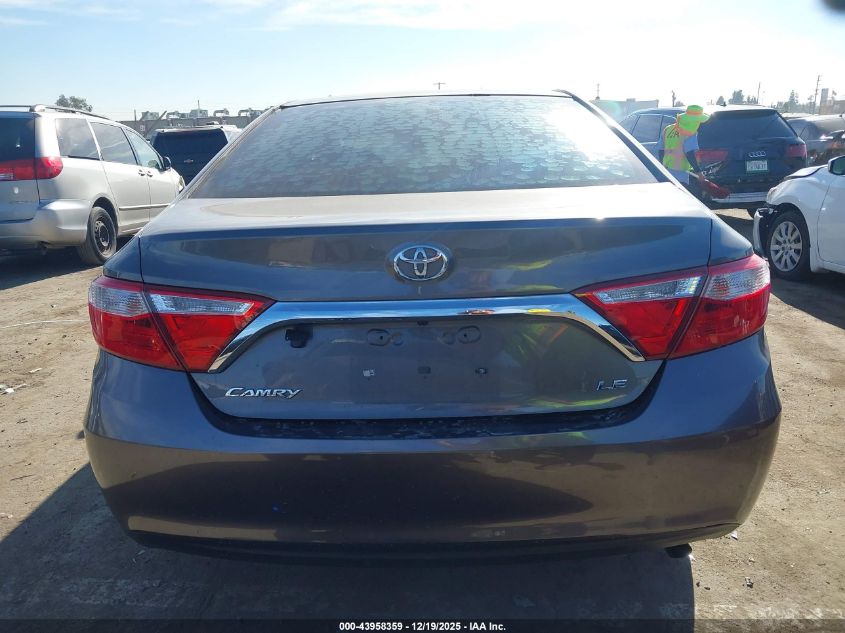 2016 Toyota Camry Le VIN: 4T4BF1FK2GR541240 Lot: 43958359
