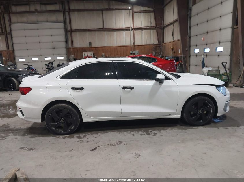 2022 Audi A3 Premium 40 Tfsi Front-Wheel Drive S Tronic VIN: WAUAUDGY2NA033558 Lot: 43958378
