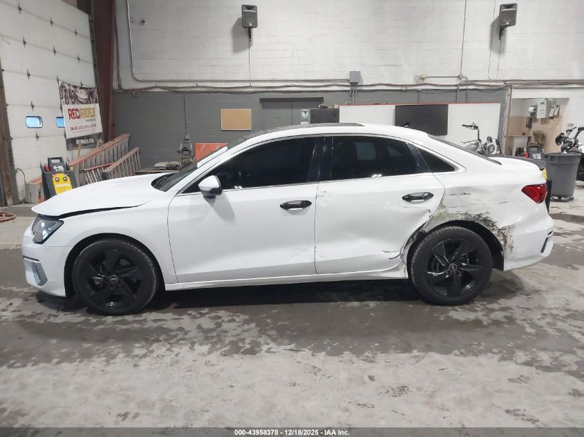 2022 Audi A3 Premium 40 Tfsi Front-Wheel Drive S Tronic VIN: WAUAUDGY2NA033558 Lot: 43958378