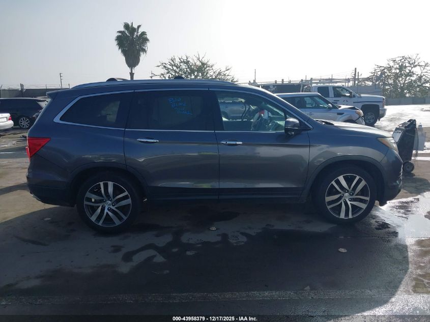 2017 Honda Pilot Touring VIN: 5FNYF6H90HB001721 Lot: 43958379