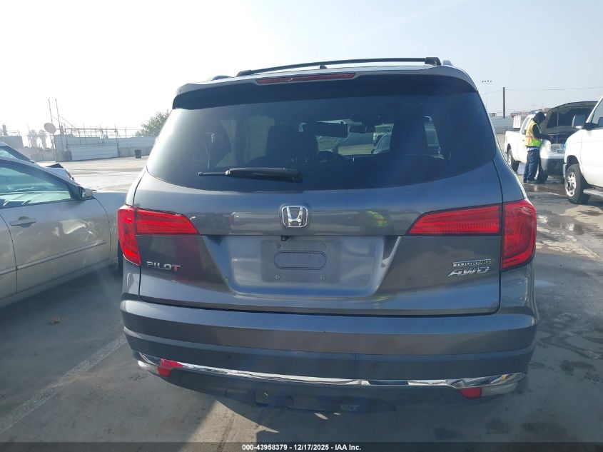 2017 Honda Pilot Touring VIN: 5FNYF6H90HB001721 Lot: 43958379