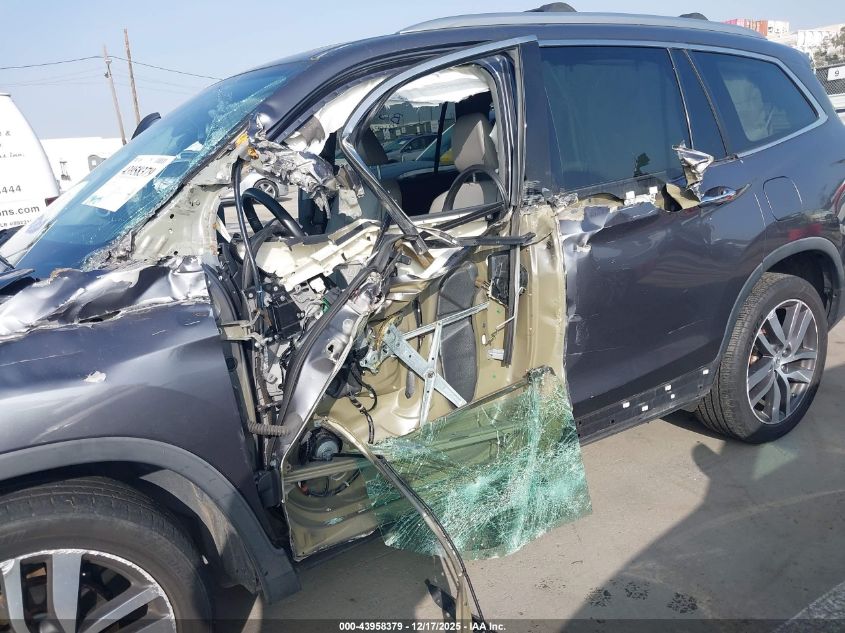 2017 Honda Pilot Touring VIN: 5FNYF6H90HB001721 Lot: 43958379