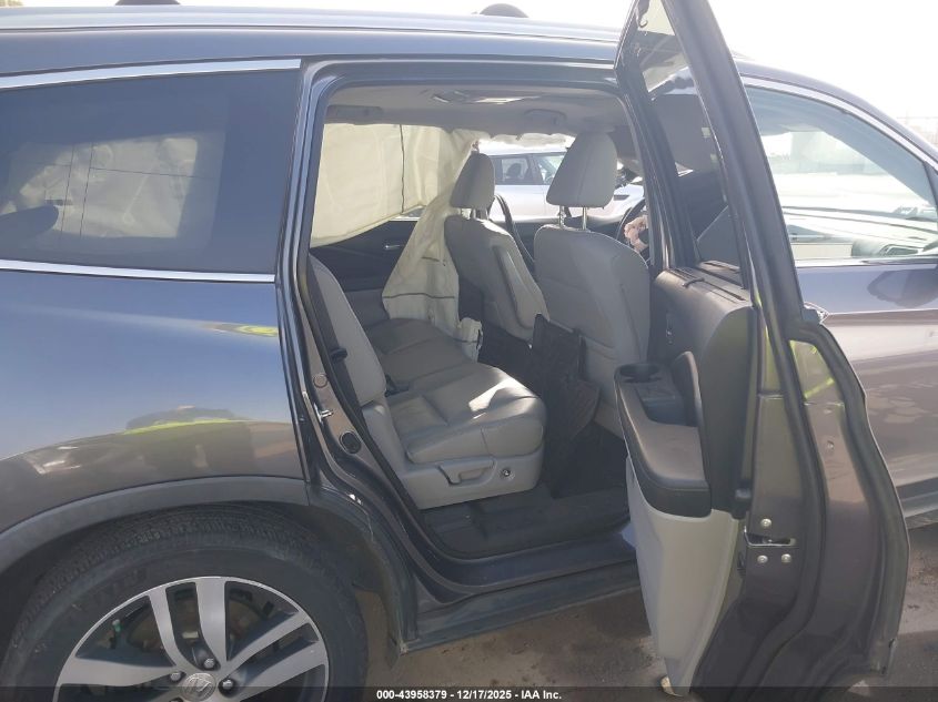 2017 Honda Pilot Touring VIN: 5FNYF6H90HB001721 Lot: 43958379