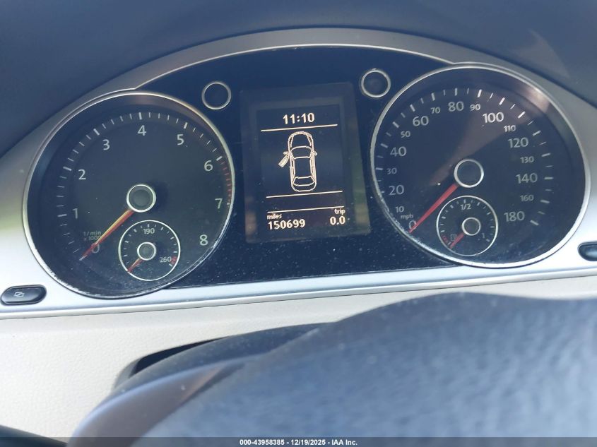 2012 Volkswagen Cc VIN: WVWMN7AN9CE540122 Lot: 43958385