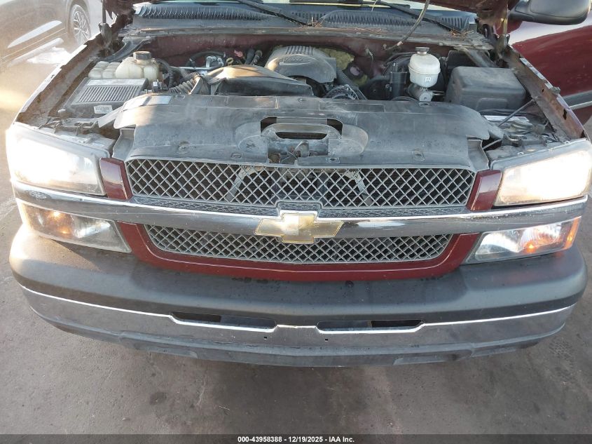 2003 Chevrolet Silverado 1500 Ls VIN: 2GCEK19TX31350862 Lot: 43958388