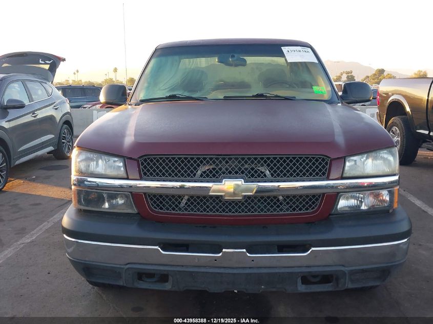 2003 Chevrolet Silverado 1500 Ls VIN: 2GCEK19TX31350862 Lot: 43958388