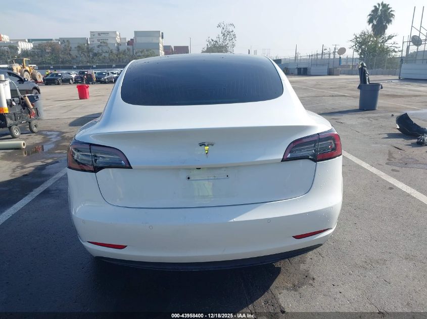 2020 Tesla Model 3 Standard Range Plus Rear-Wheel Drive/Standard Range Rear-Wheel Drive VIN: 5YJ3E1EA4LF806421 Lot: 43958400