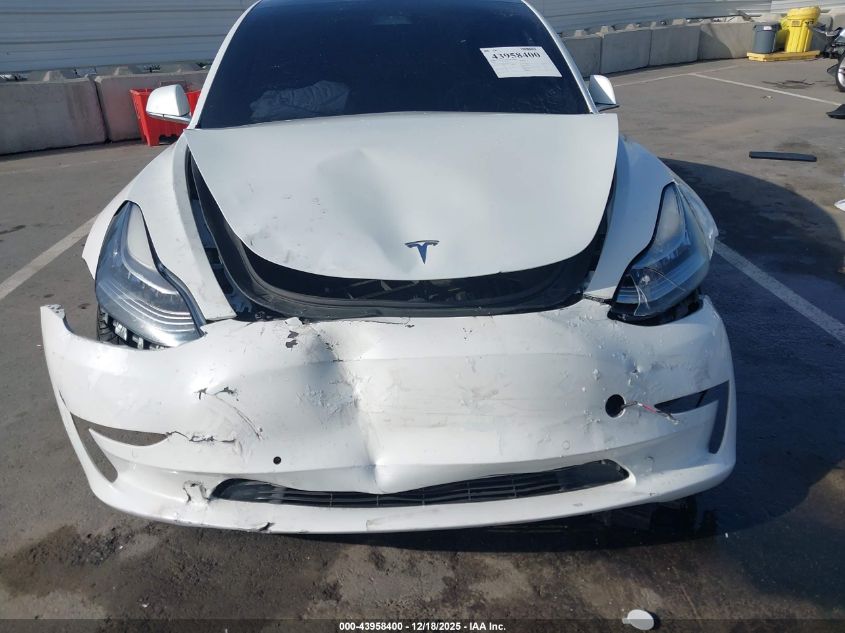 2020 Tesla Model 3 Standard Range Plus Rear-Wheel Drive/Standard Range Rear-Wheel Drive VIN: 5YJ3E1EA4LF806421 Lot: 43958400
