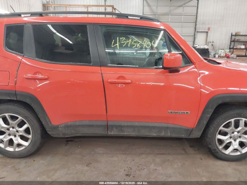 2015 Jeep Renegade Latitude VIN: ZACCJABT1FPB85914 Lot: 43958404