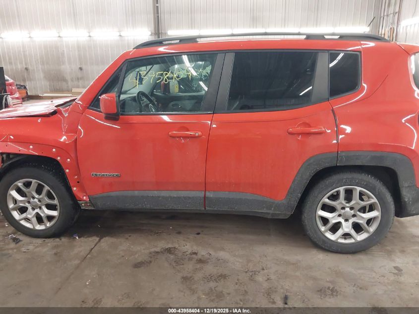 2015 Jeep Renegade Latitude VIN: ZACCJABT1FPB85914 Lot: 43958404