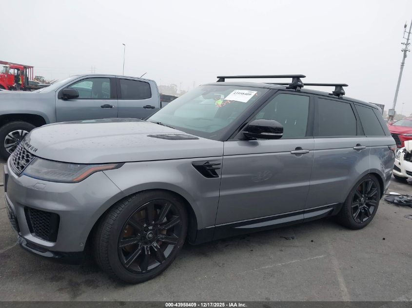 2020 Land Rover Range Rover Sport Hse Mhev VIN: SALWR2SU1LA716506 Lot: 43958409