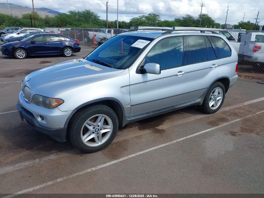 2004 BMW X5 4.4I