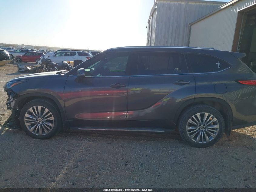 2023 Toyota Highlander Platinum VIN: 5TDKDRAH9PS506309 Lot: 43958440